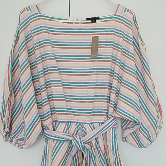 J.crew Rainbow Striped Seersucker Dress - Picture 7 of 10